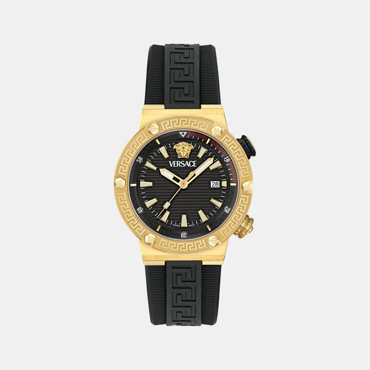 Versace Greca Logo VE8G00324 Two Tone Dial Stainless Steel Men&