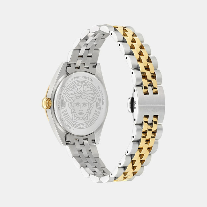 Versace V-Code VE8I00424 Green Dial Stainless Steel Women&