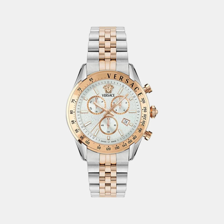 Versace Versace Chrono Master VE8R00424 White Dial Stainless Steel Men&
