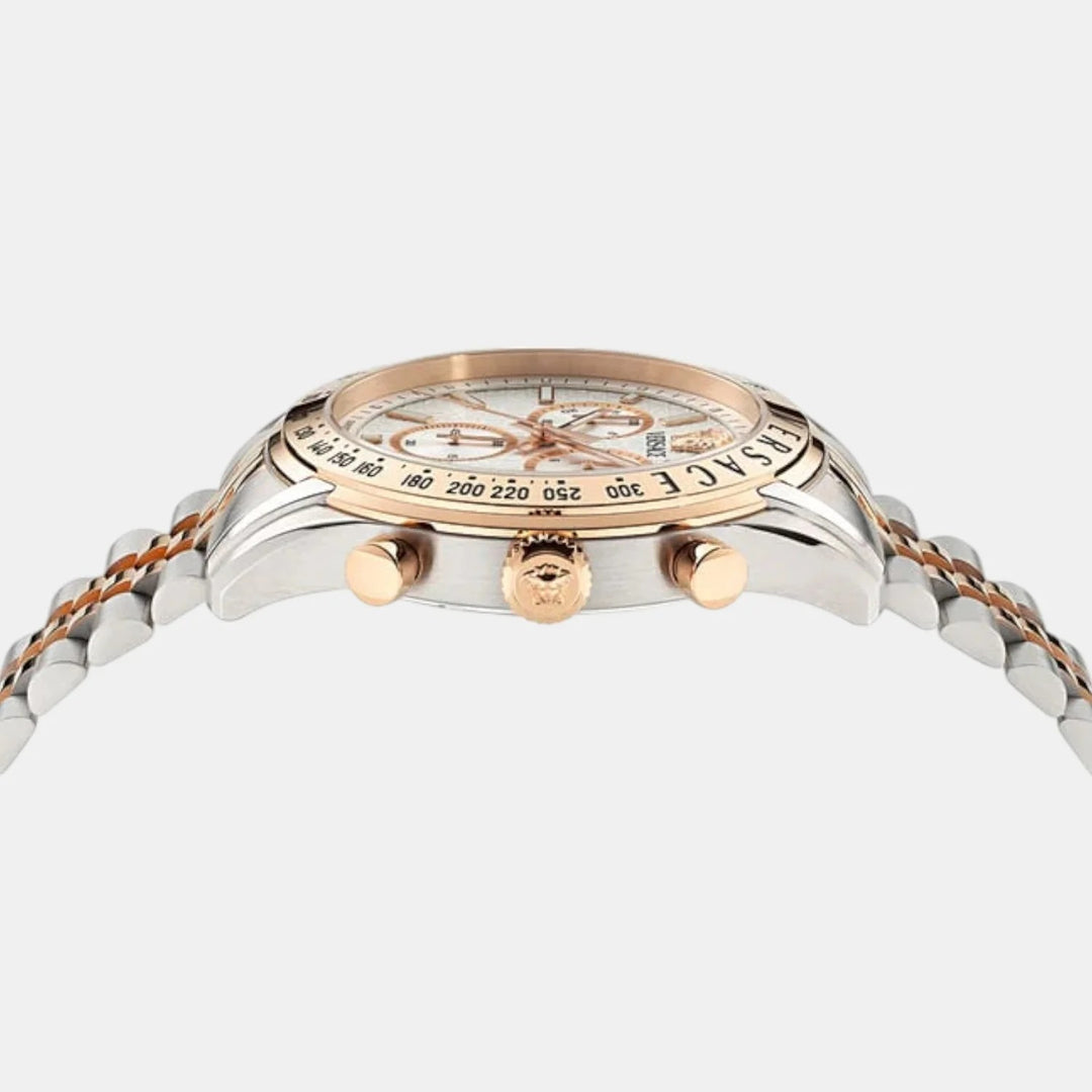 Versace Versace Chrono Master VE8R00424 White Dial Stainless Steel Men&