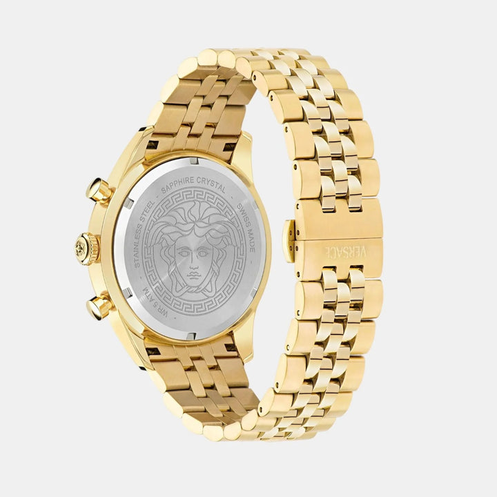 Versace Versace Chrono Master VE8R00624 black-tone Dial Gold Stainless Steel Women&