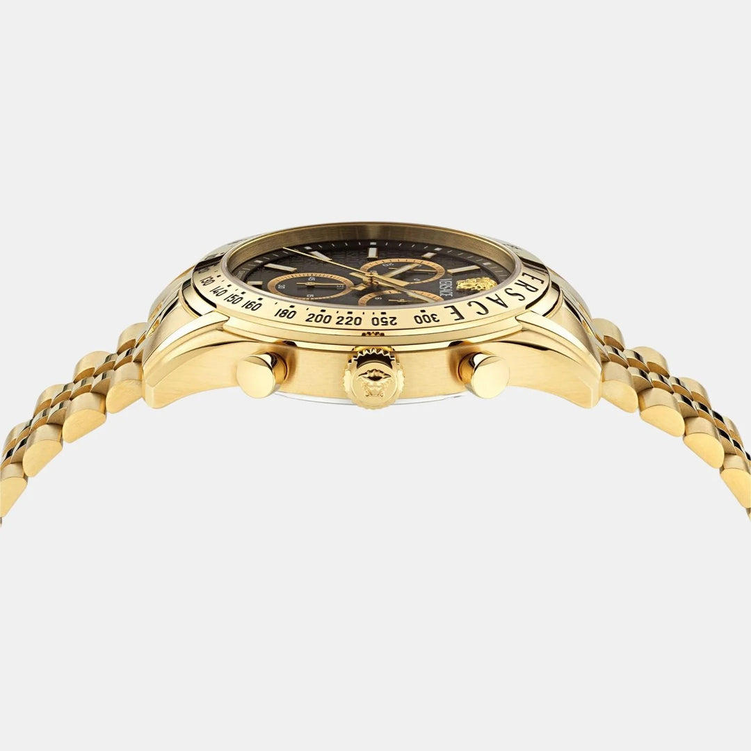 Versace Versace Chrono Master VE8R00624 black-tone Dial Gold Stainless Steel Women&