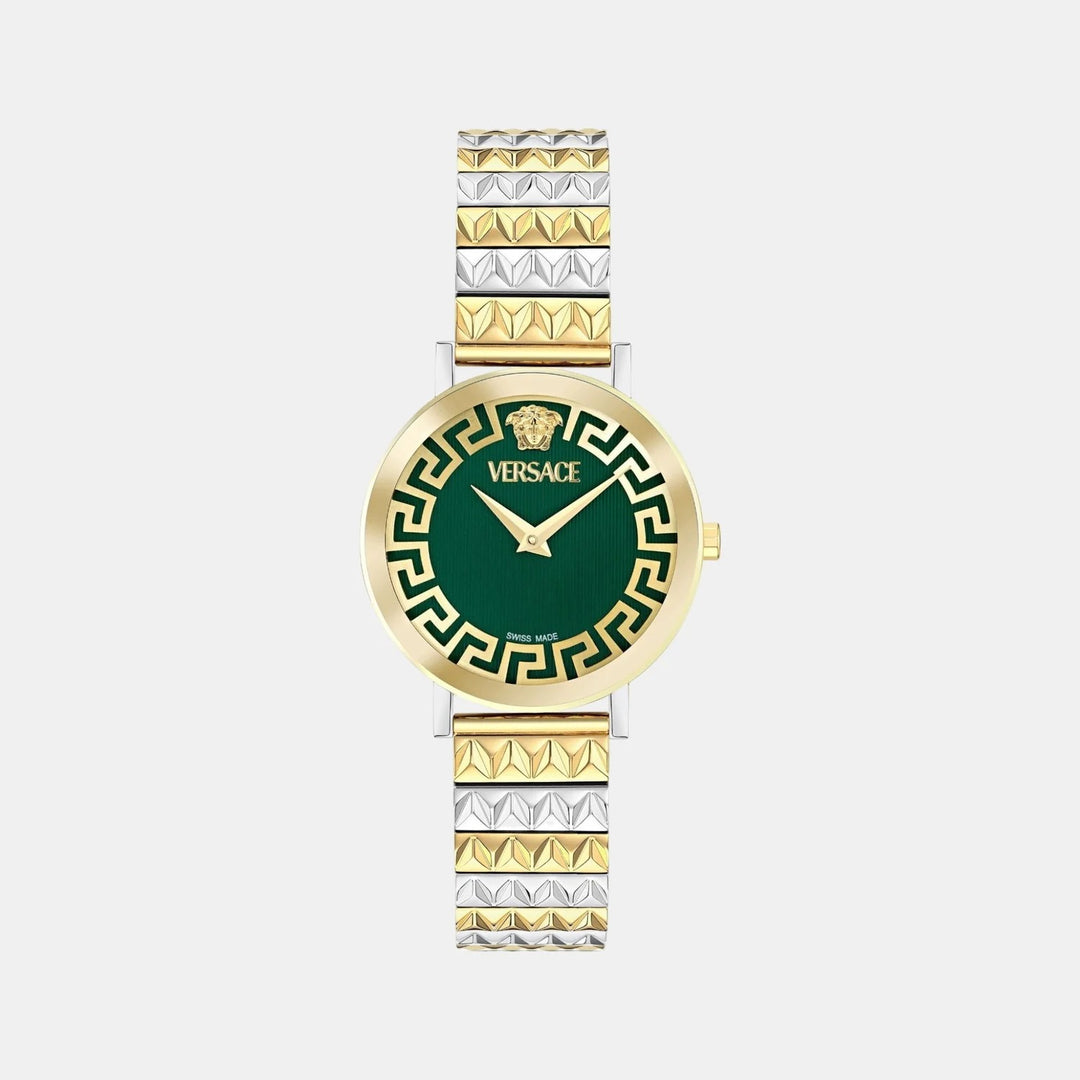 Versace Daedalus VE9A00424 Green Dial Stainless Steel Men&