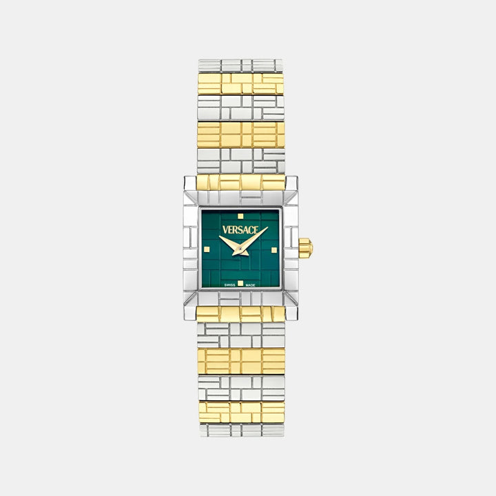 Versace Mosaic VE9B00124 Green Dial Stainless Steel Men&