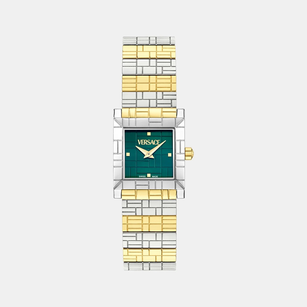 Versace Mosaic VE9B00124 Green Dial Stainless Steel Men&