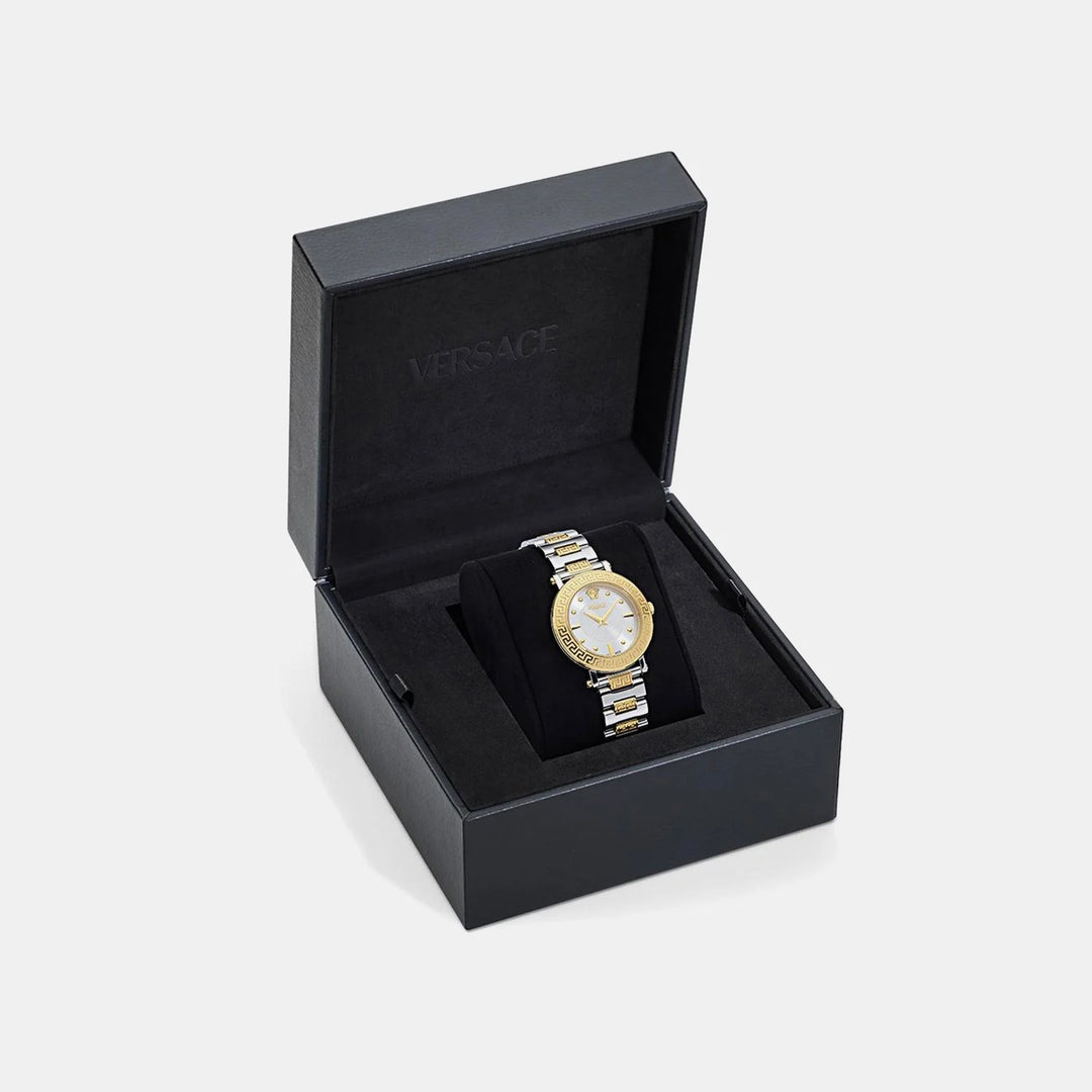 Versace Greca Sphere VE9C00524 Mother of pearl Dial Gold PVD Stainless Steel Men&