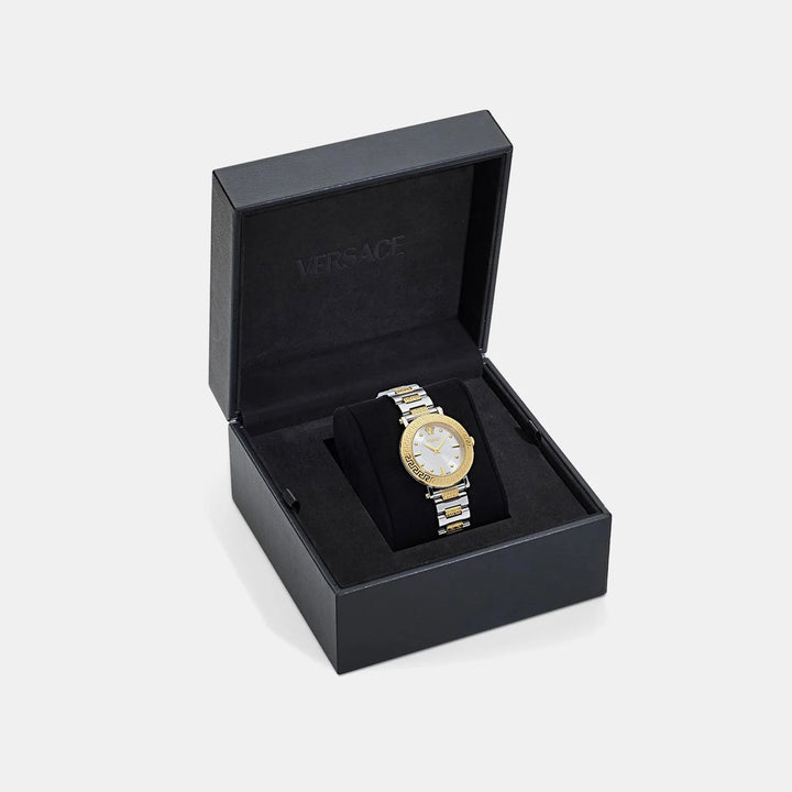 Versace Greca Sphere VE9C00524 Mother of pearl Dial Gold PVD Stainless Steel Men&