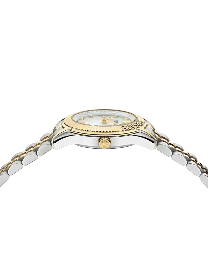 Versace Greca Dome VE9CA0625 Mother Of Pearl Dial Stainless Steel Women&