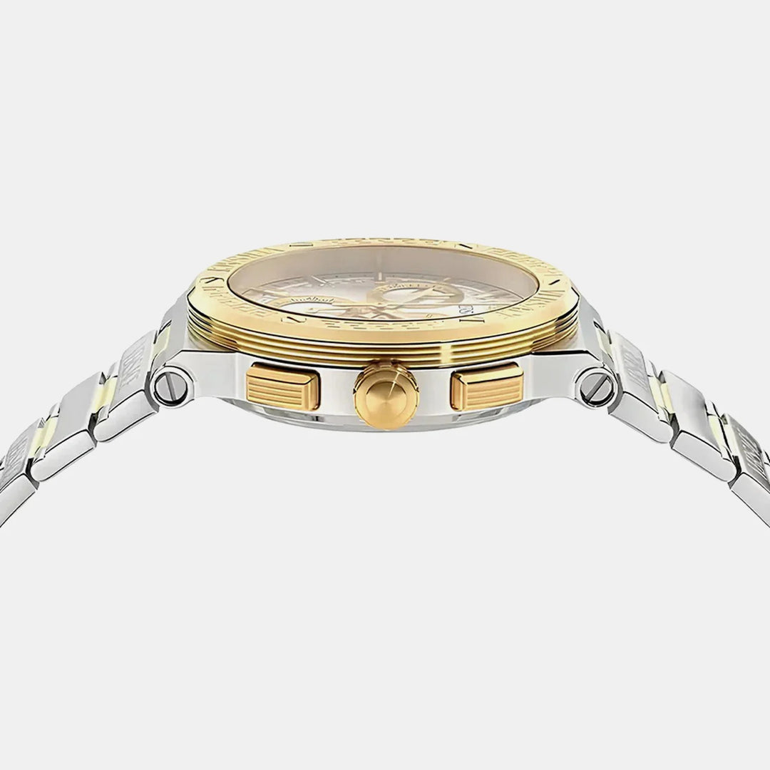 Versace V-Essential VEKMA0525 Black Dial Stainless Steel Men&