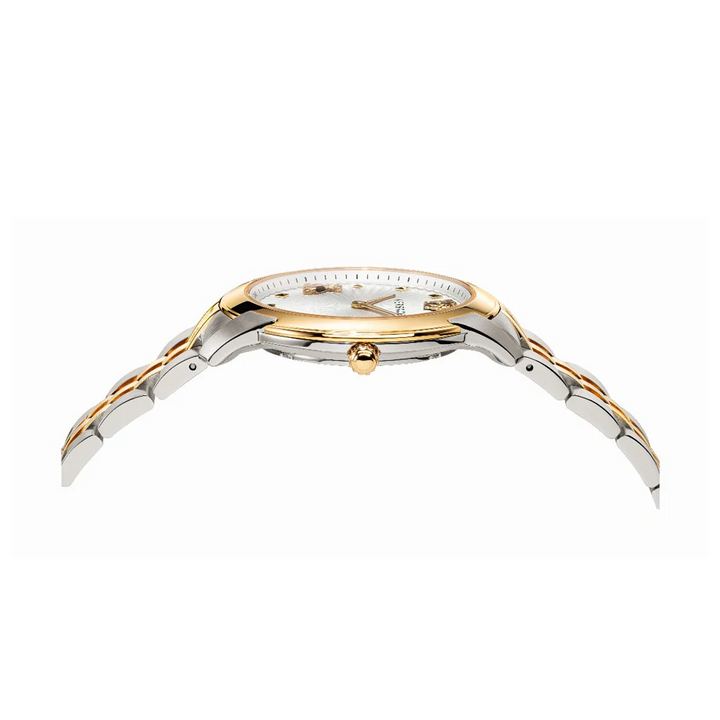 Versace V-Race VELR00519 Champagne Dial Gold PVD Stainless Steel Men&
