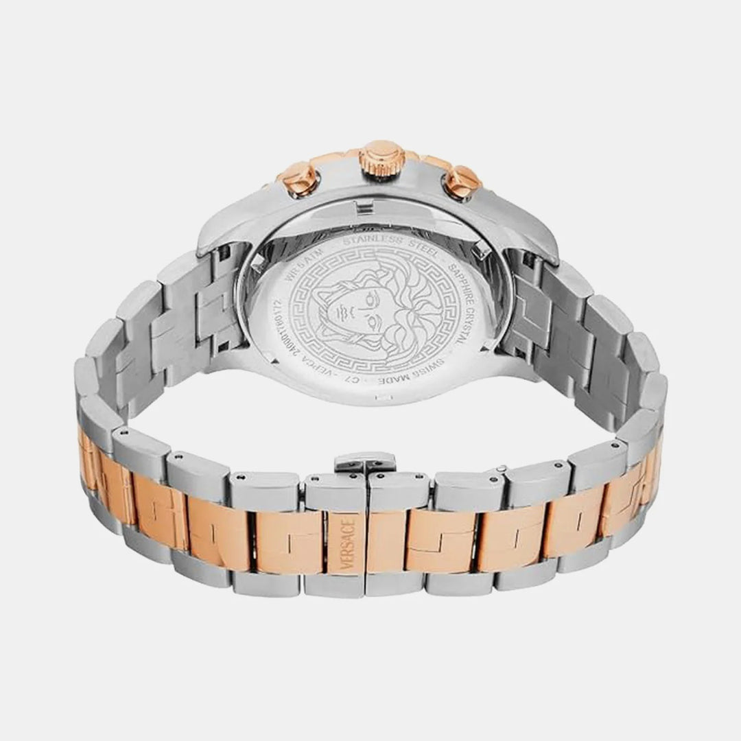Versace Hellen VEPCA0424 Gold Dial Stainless Steel Men&