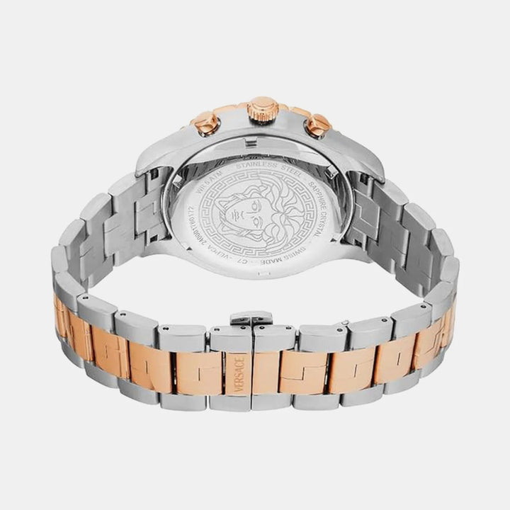 Versace Hellen VEPCA0424 Gold Dial Stainless Steel Men&