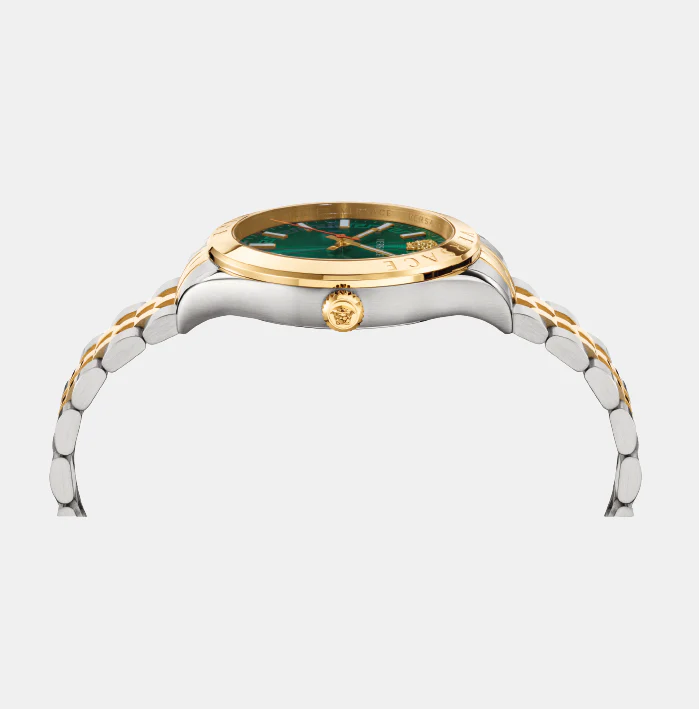 Versace HELLENIUM-VK VEVK00620 Green Dial Stainless Steel Men&