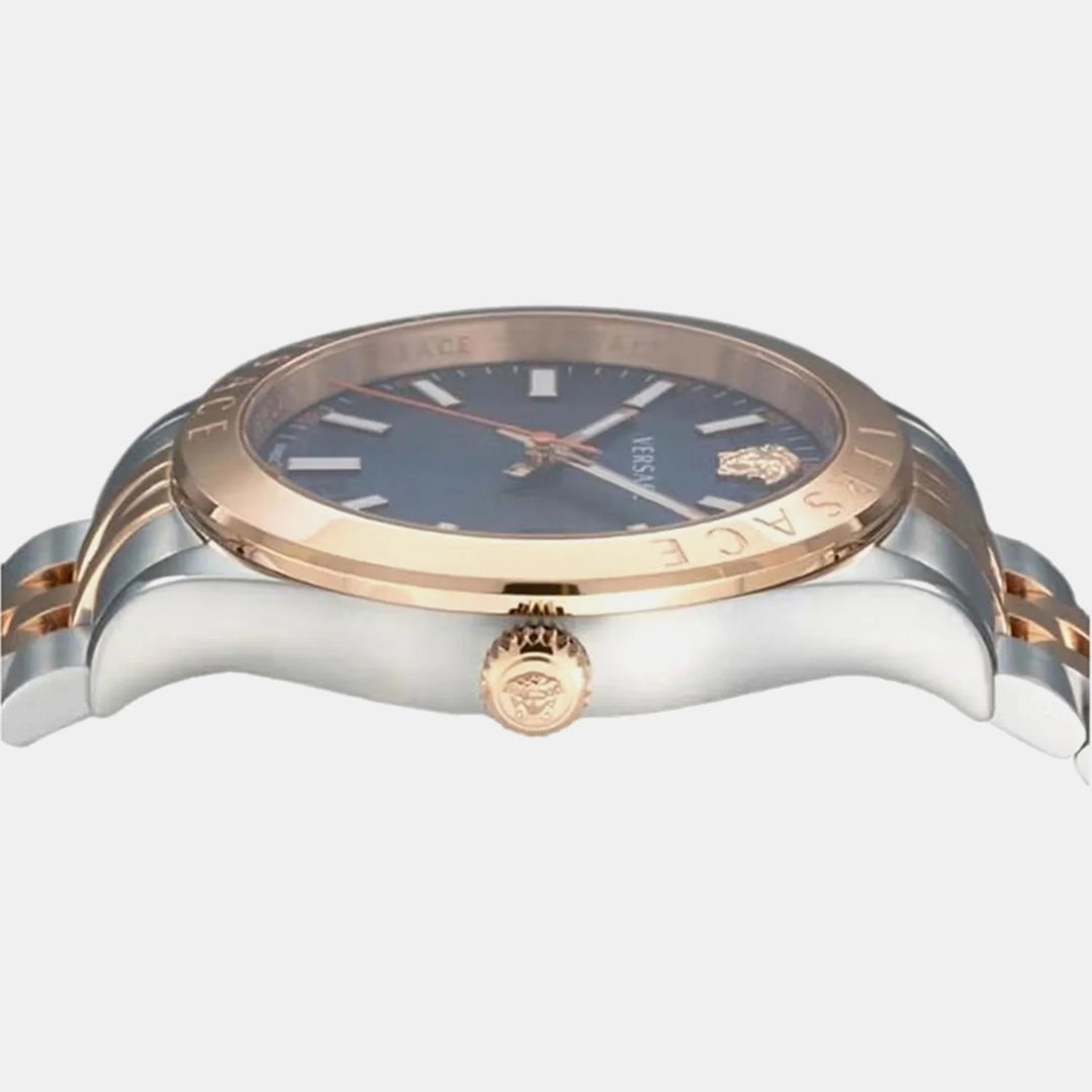 Versace Hellenyium VEVK01424 Blue Dial Stainless Steel Men&