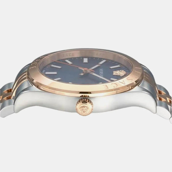 Versace Hellenyium VEVK01424 Blue Dial Stainless Steel Men&
