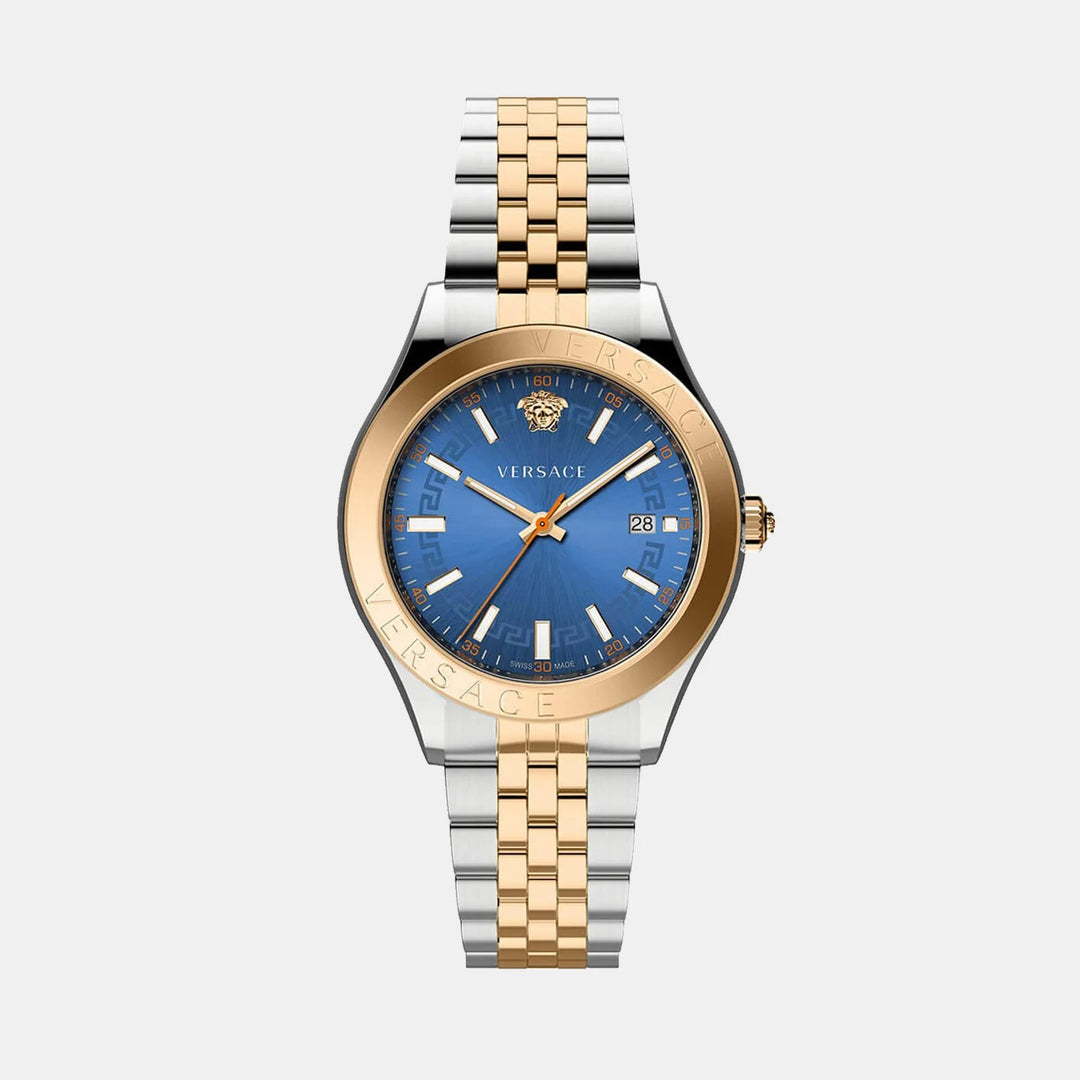Versace Hellenyium VEVK01424 Blue Dial Stainless Steel Men&