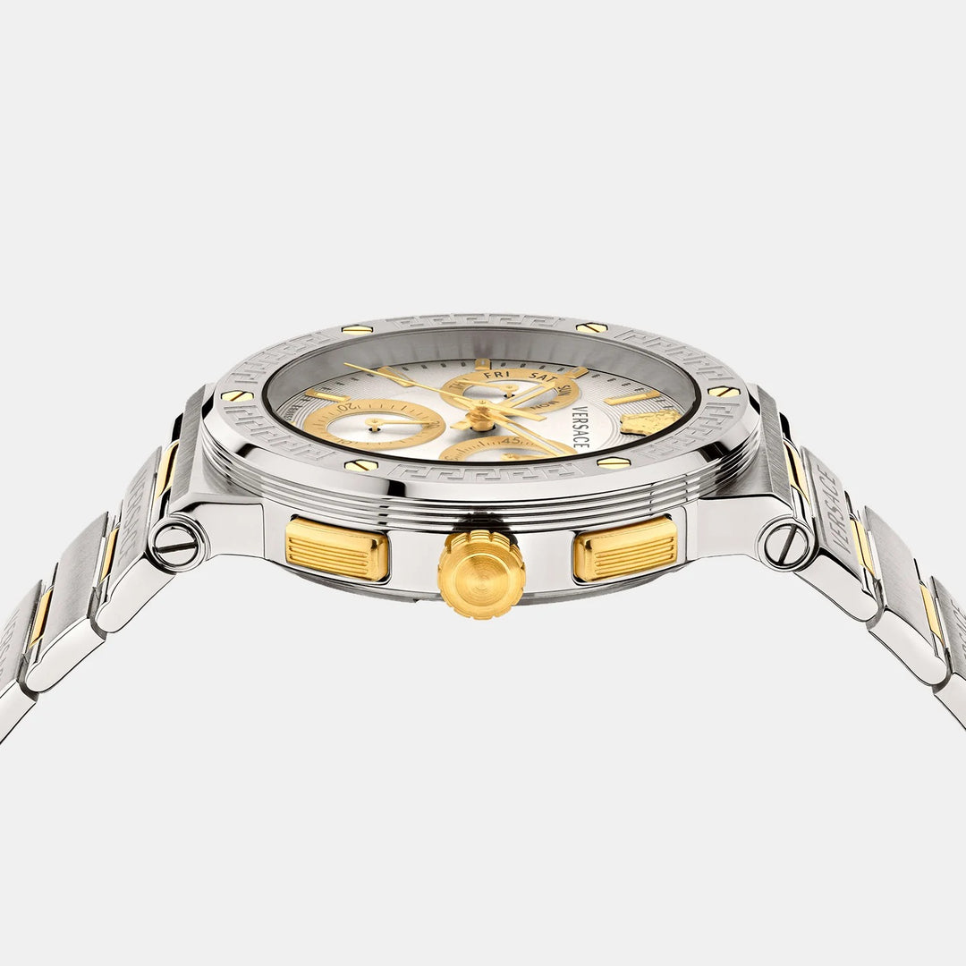 Versace Greca VEZ900321 Silver Dial Stainless Steel Men&