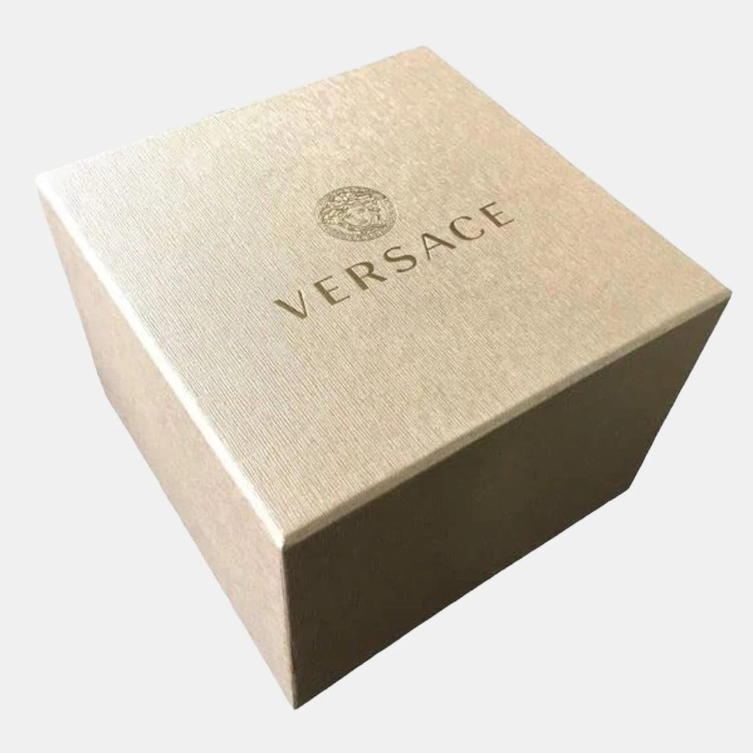Versace Greca VEZ900421 Black Dial Stainless Steel Men&