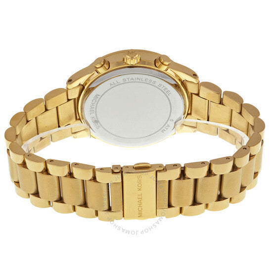 Michael Kors Brinkley MK6187 Gold-Tone Acetate Women&