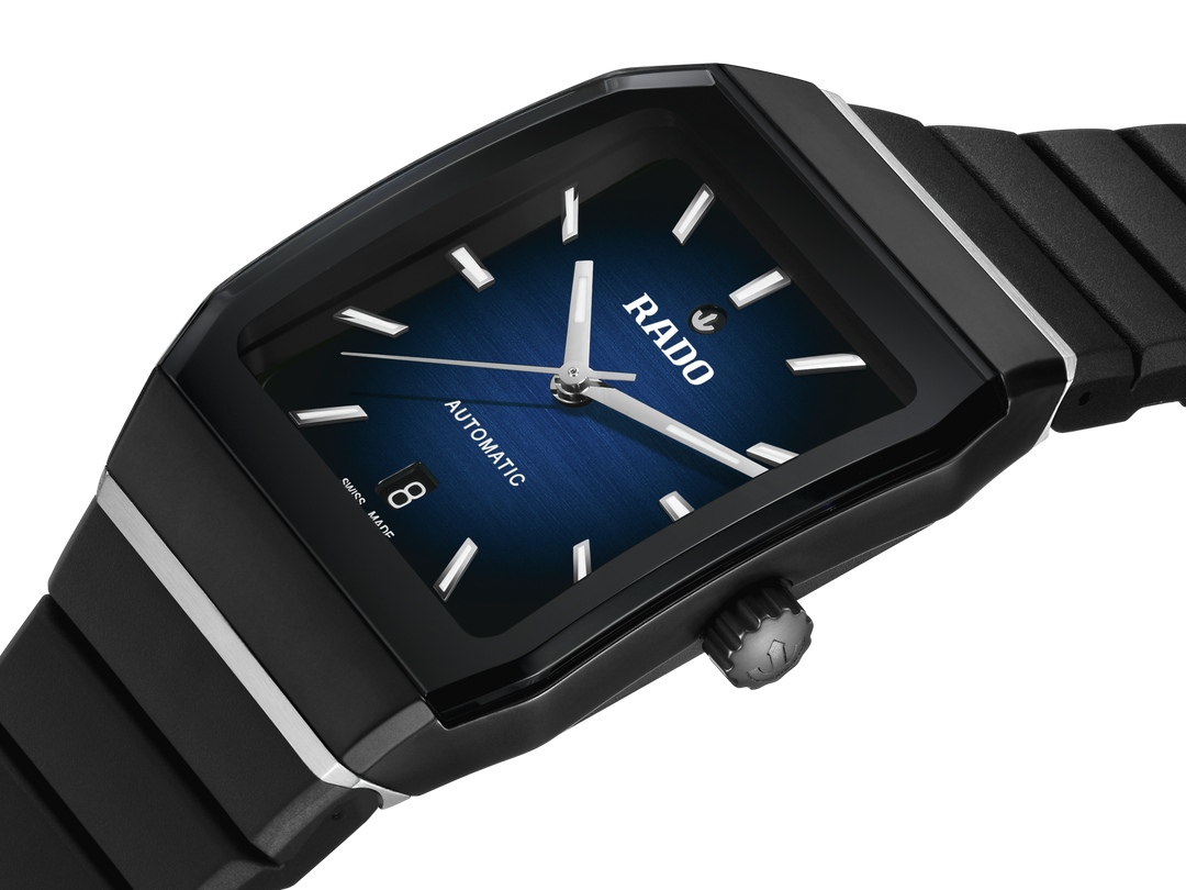 Rado Anatom Automatic 32.5mm Blue-Black Gradient Dial HTC Rubber Strap