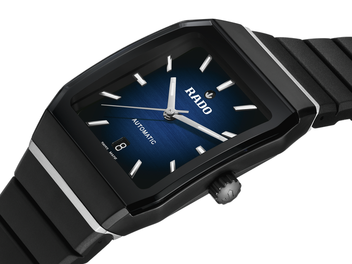 Rado Anatom Automatic 32.5mm Blue-Black Gradient Dial HTC Rubber Strap