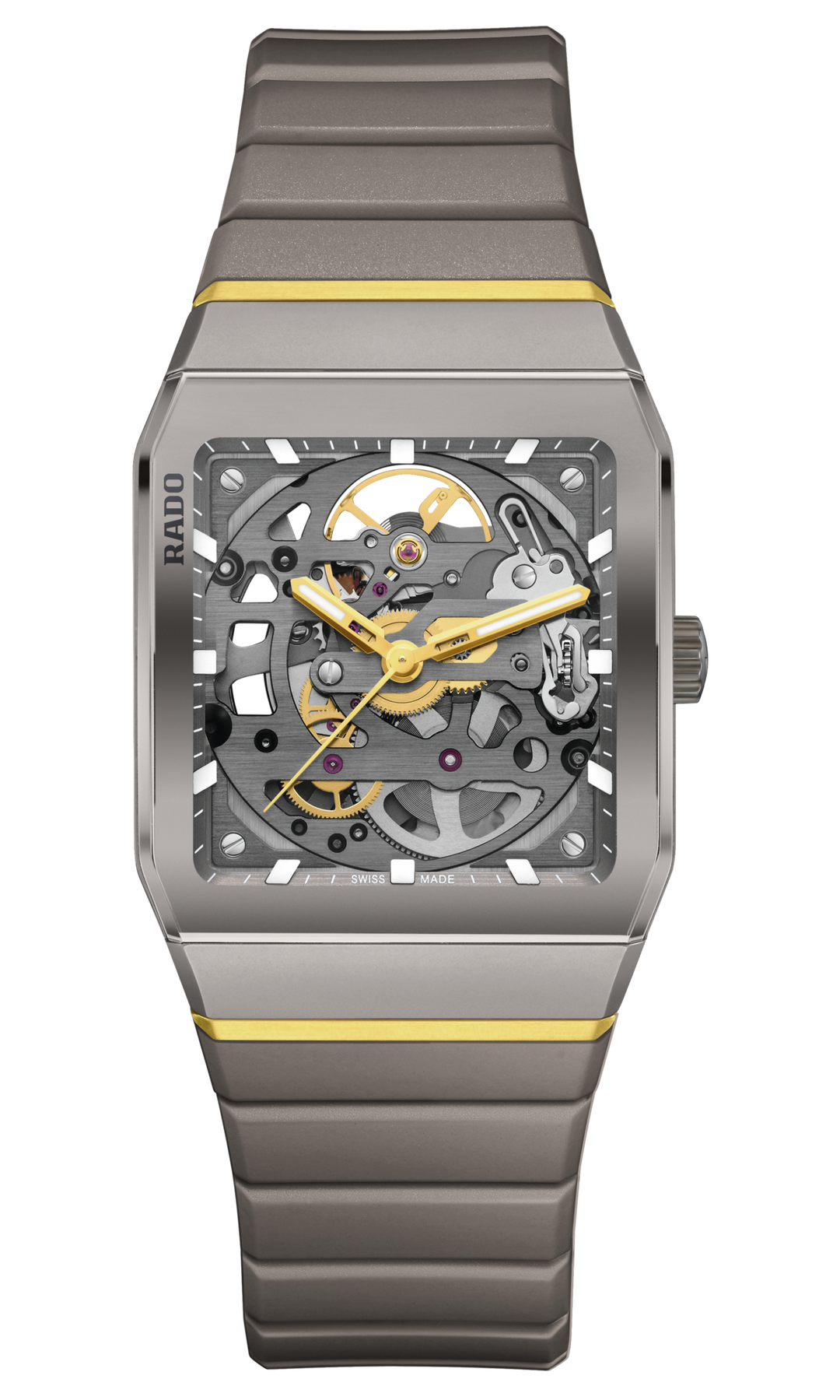 Rado Anatom Skeleton 32.5mm Plasma HTC Skeleton Dial Grey Ceramic Bracelet