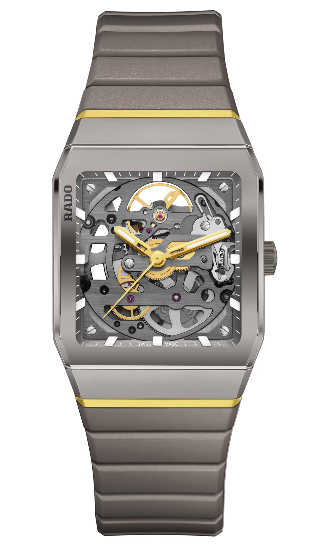 Rado Anatom Skeleton 32.5mm Plasma HTC Skeleton Dial Grey Ceramic Bracelet