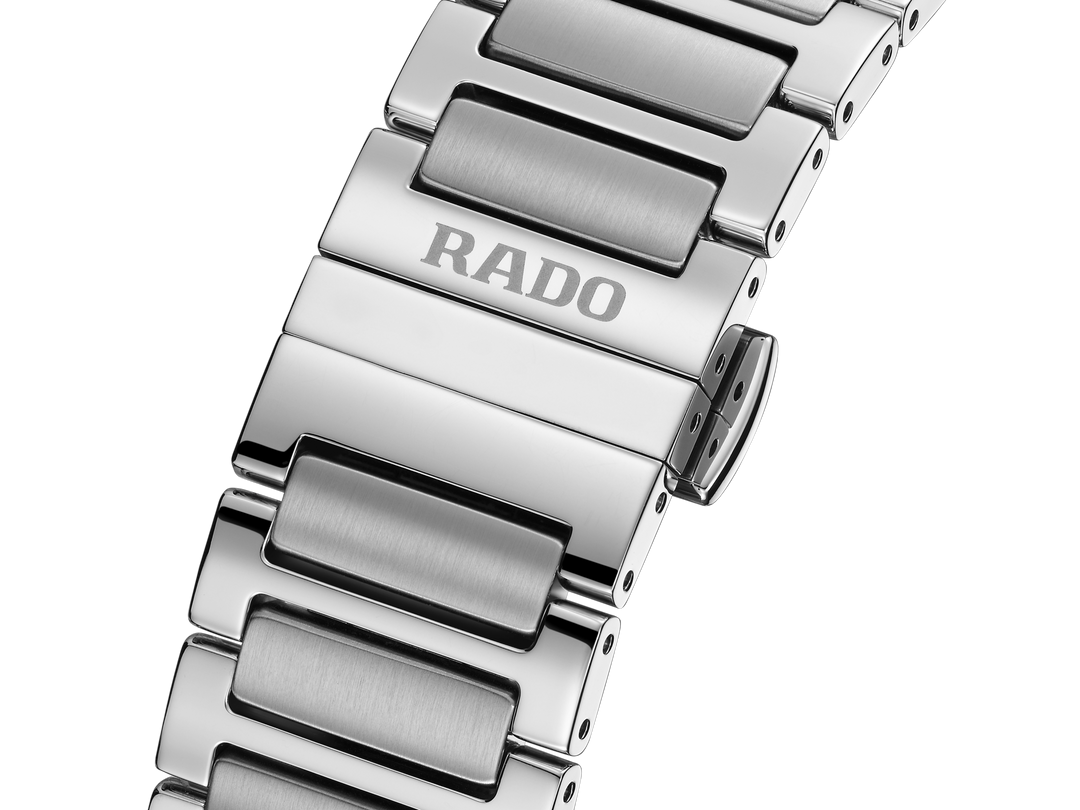 Rado DiaStar Original 38mm Mosaic Dial Blue Crystals Stainless Steel Automatic