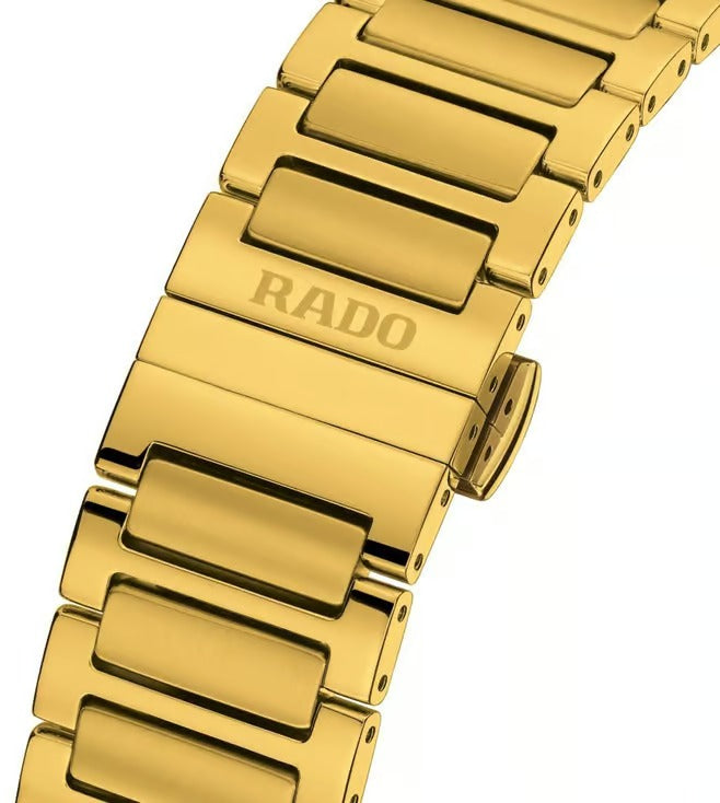 Rado DiaStar Original 38mm Gold Dial CZ Markers Yellow Gold PVD Bracelet Automatic