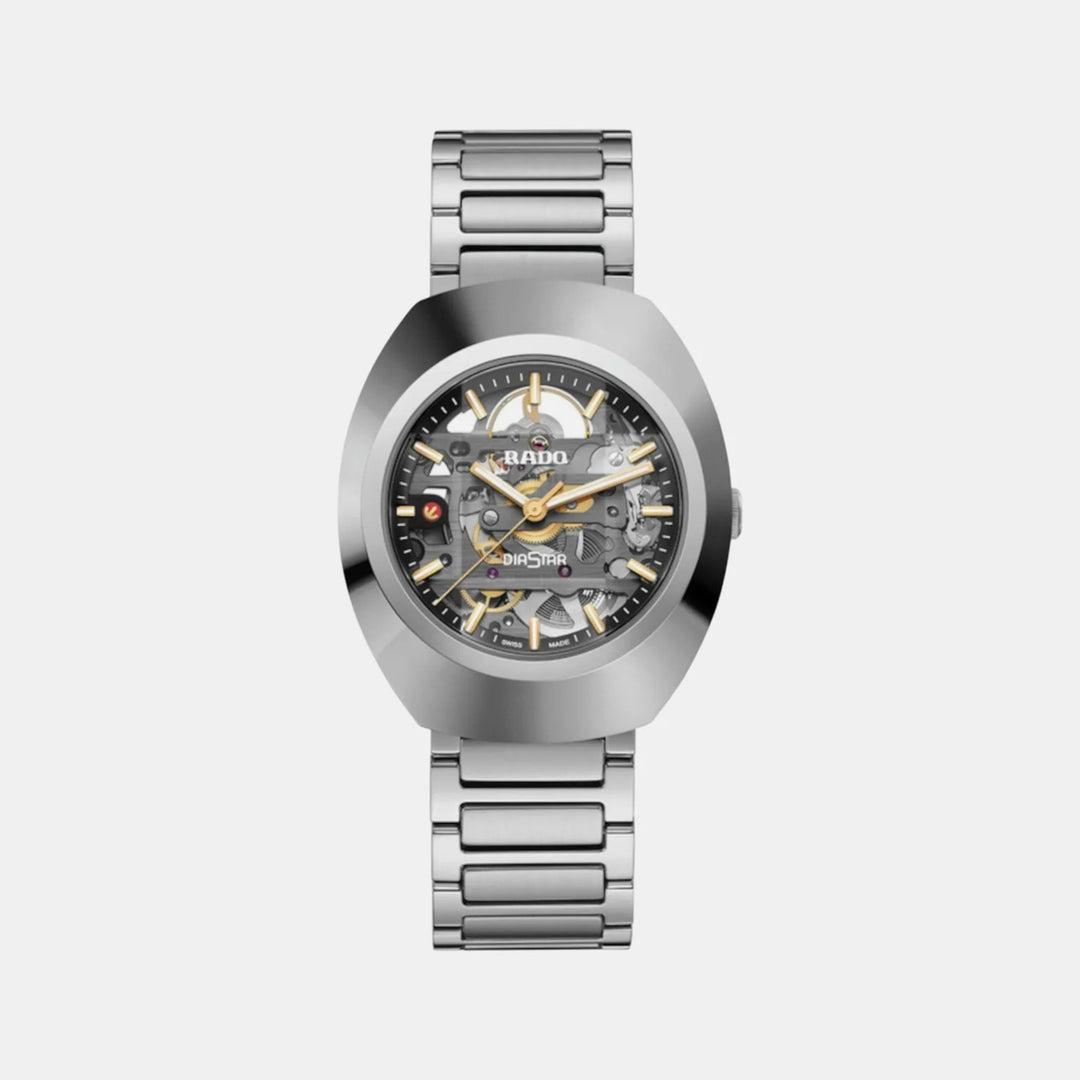 Rado DiaStar Original Skeleton 38mm Grey Skeleton Dial Stainless Steel Automatic