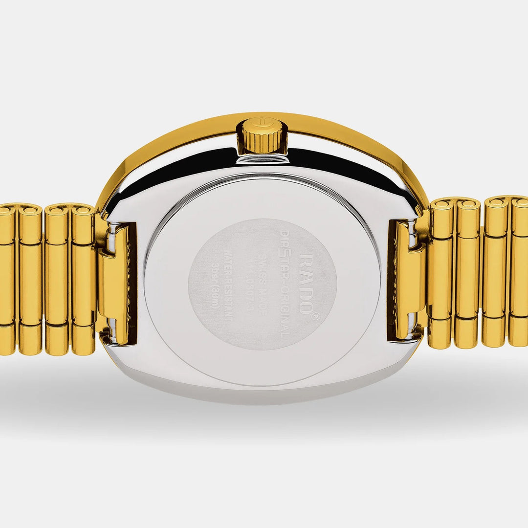 Rado The Original Automatic 27.3mm Women Champagne Dial Yellow Gold CVD Bracelet