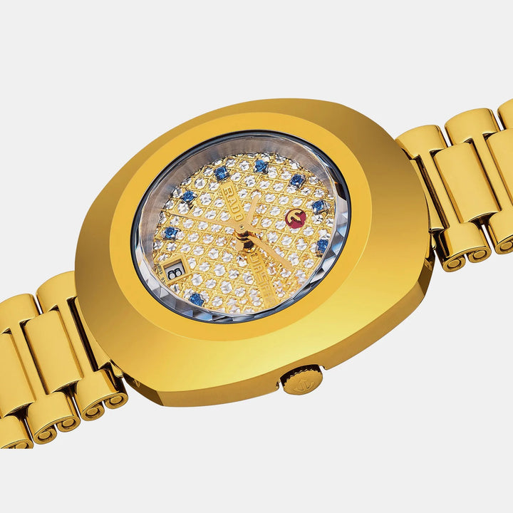 Rado The Original Automatic 27.3mm Women Champagne Dial Yellow Gold CVD Bracelet