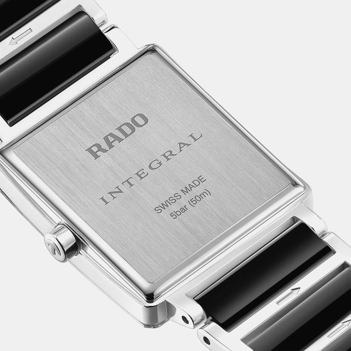 Rado Integral 23mm Black Diamond Dial Ladies Quartz Watch