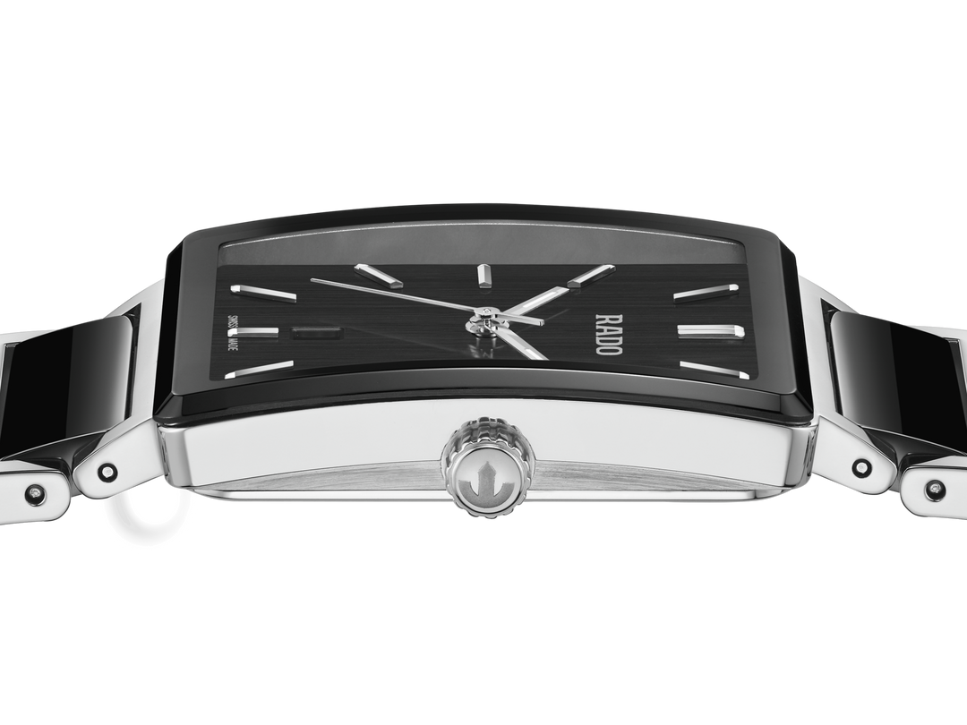 Rado Integral 31.5mm Black Dial Ceramic Bracelet Quartz Watch