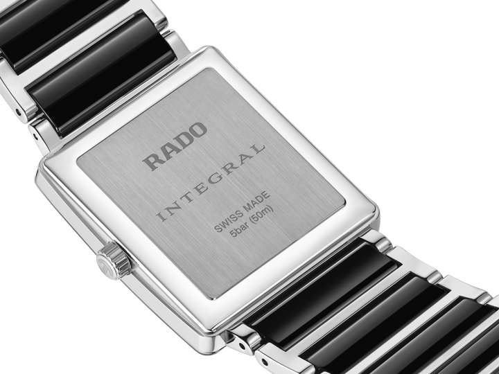 Rado Integral 31.5mm Black Dial Ceramic Bracelet Quartz Watch