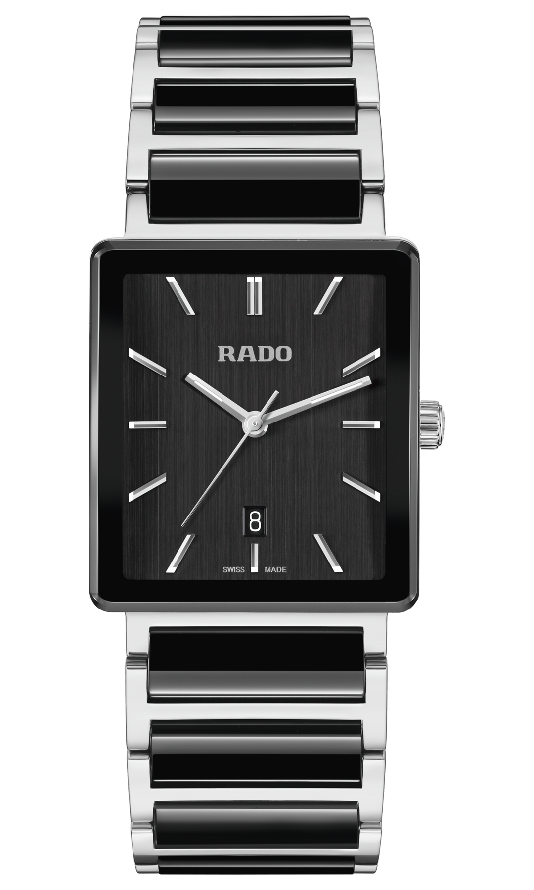 Rado Integral 31.5mm Black Dial Ceramic Bracelet Quartz Watch