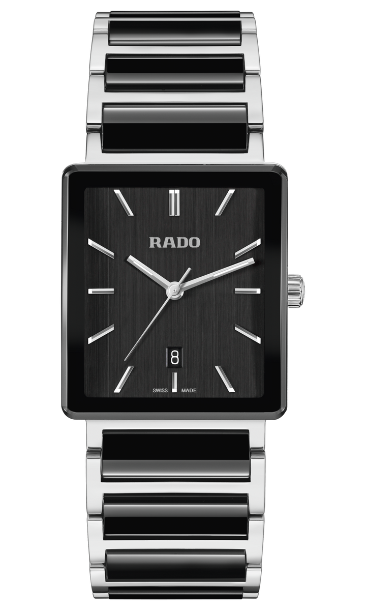 Rado Integral 31.5mm Black Dial Ceramic Bracelet Quartz Watch