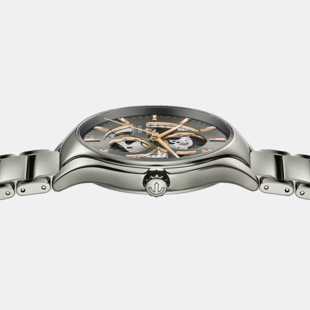 Rado True Round 40mm Plasma Ceramic Grey Open Heart Automatic Watch