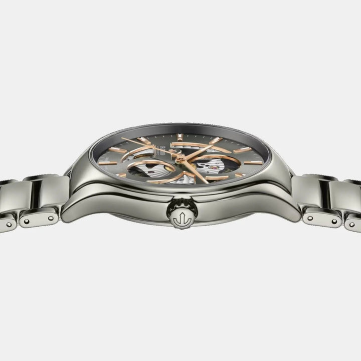 Rado True Round 40mm Plasma Ceramic Grey Open Heart Automatic Watch
