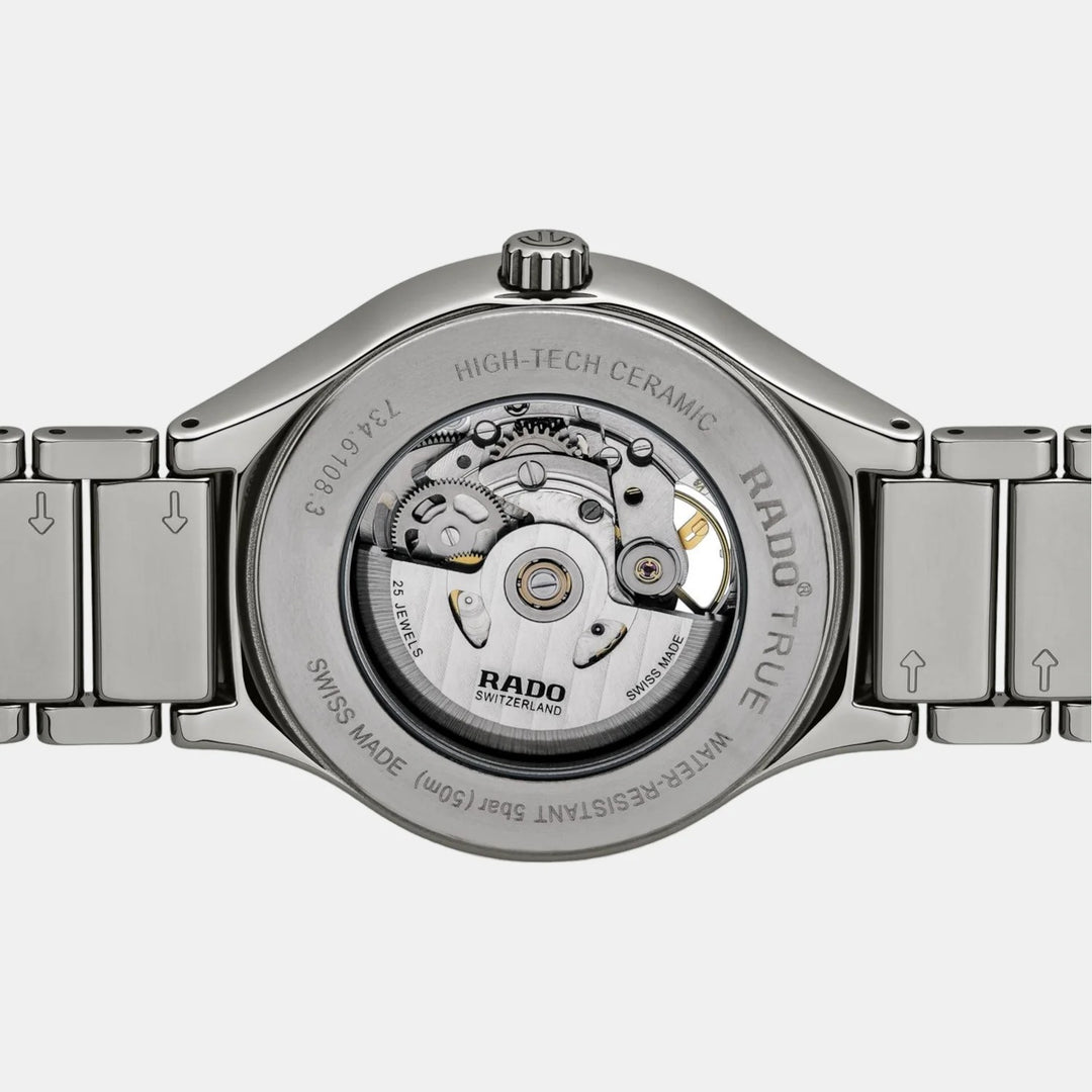Rado True Round 40mm Plasma Ceramic Green Dial Secret Automatic Watch