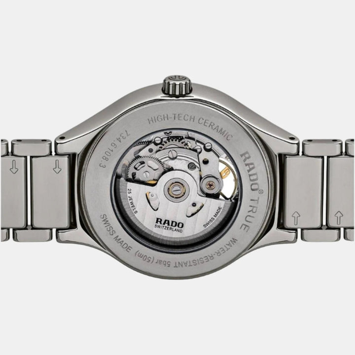 Rado True Round 40mm Plasma Ceramic Blue Secret Diamond Automatic Watch