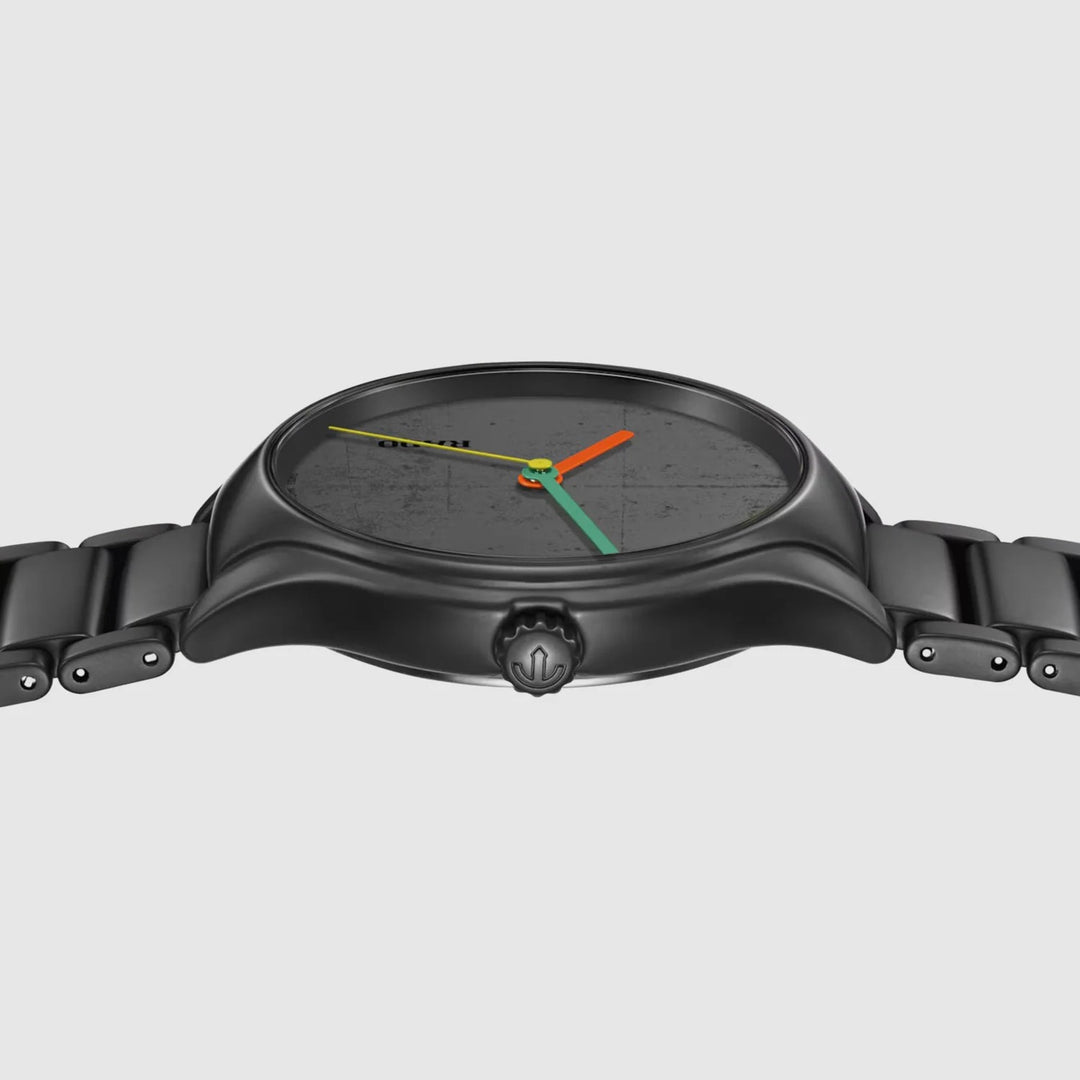 Rado True Round 40mm Le Corbusier Black Ceramic Automatic Watch