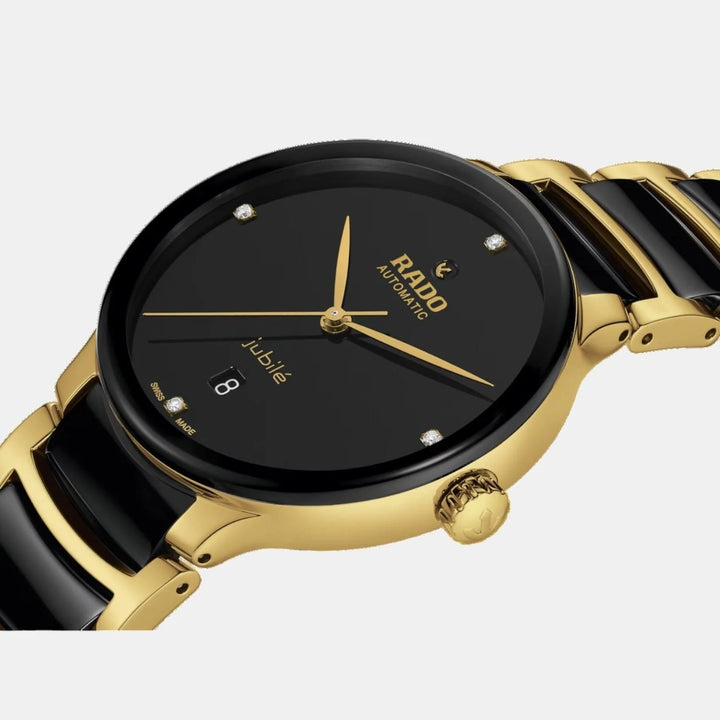 Rado Centrix 39.5mm Black Diamond Dial Automatic Watch (R30008712)
