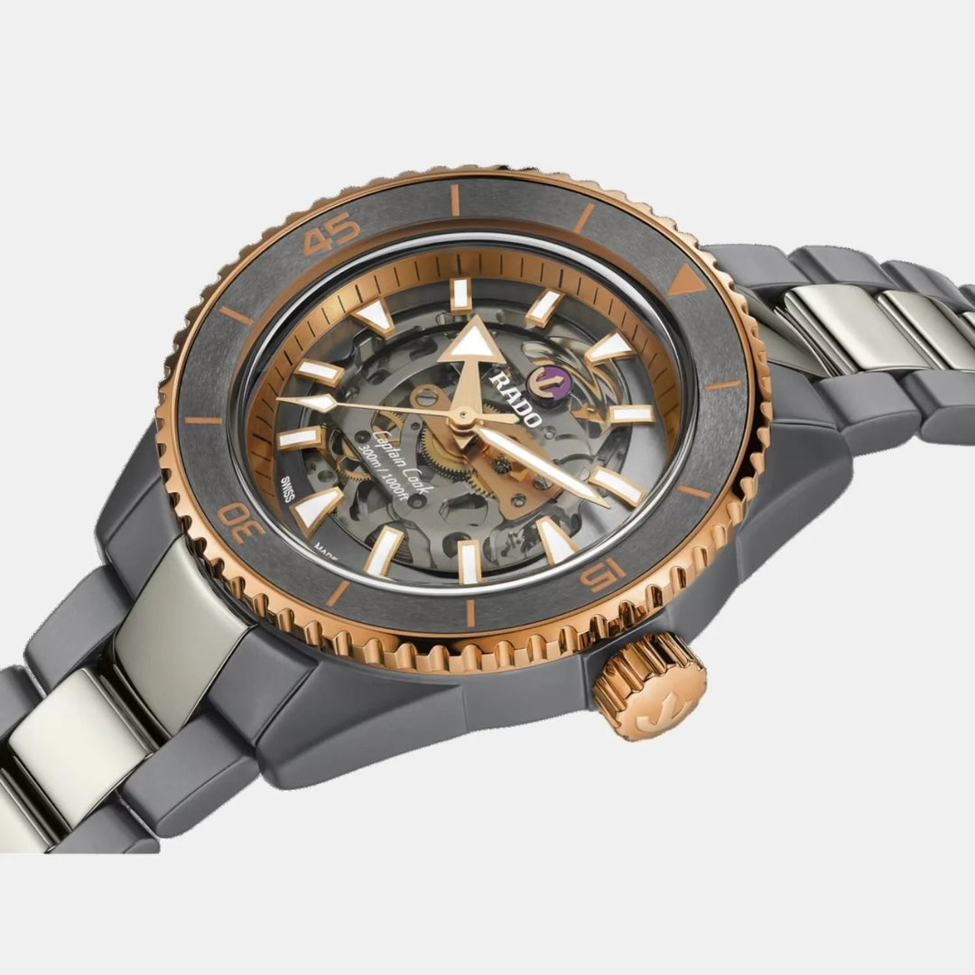 Rado Captain Cook High-Tech Ceramic Skeleton 43mm Plasma Ceramic Men&