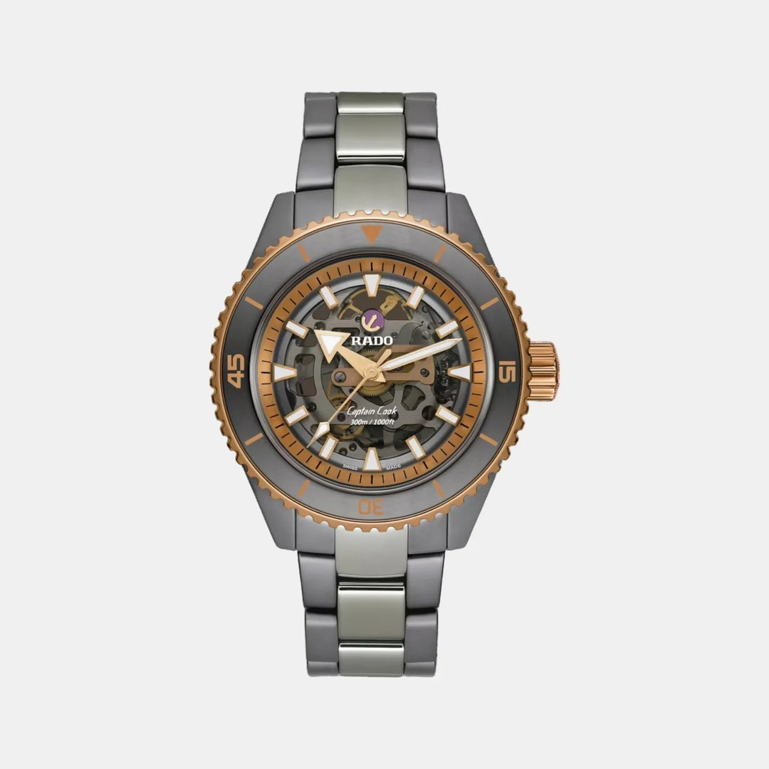 Rado Captain Cook High-Tech Ceramic Skeleton 43mm Plasma Ceramic Men&