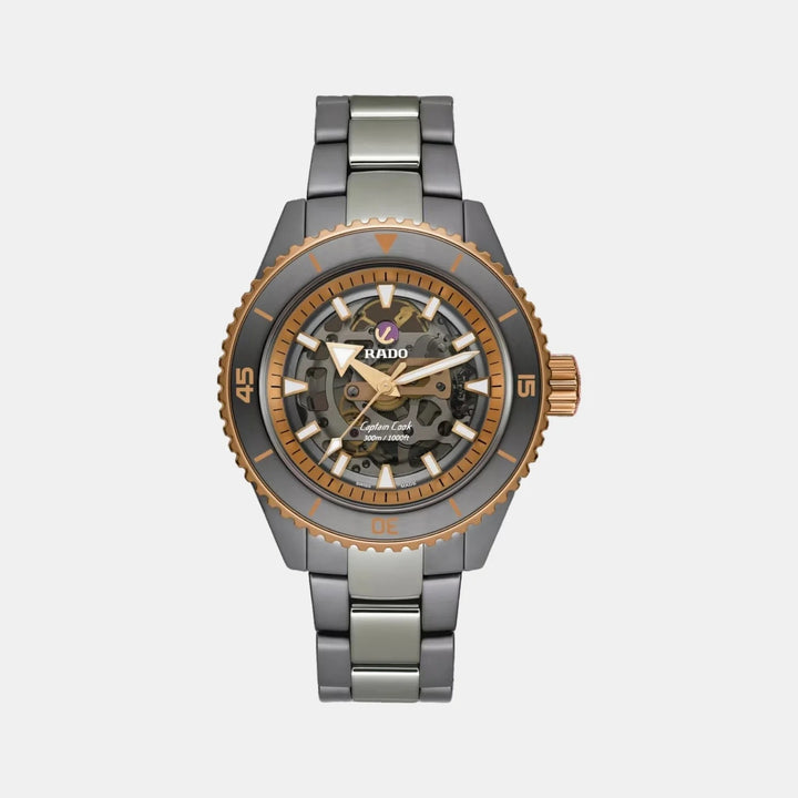Rado Captain Cook High-Tech Ceramic Skeleton 43mm Plasma Ceramic Men&