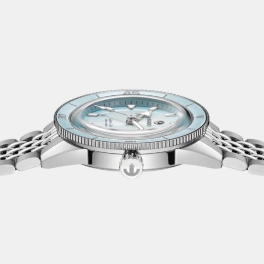 Rado Captain Cook Automatic 39mm Light Blue Gradient Dial Stainless Steel Watch R32223203