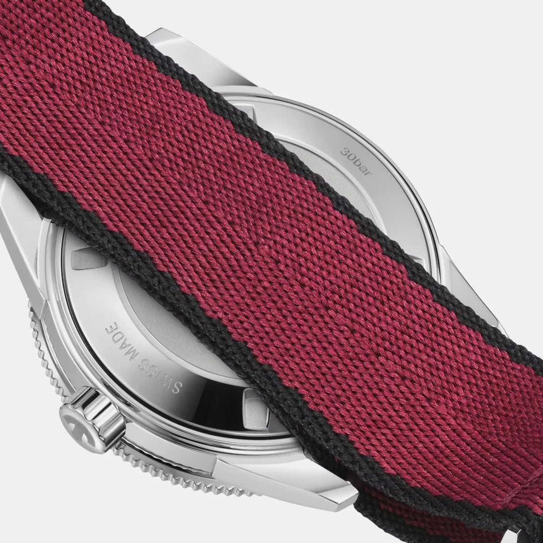 Rado Captain Cook Automatic 39mm Burgundy Dial Stainless Steel Watch R32223408