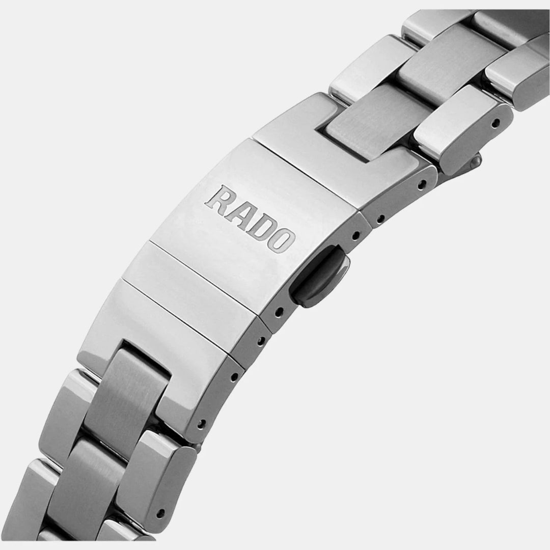 Rado HyperChrome Chronograph 44.9mm Silver Dial Black Ceramic Bezel Men&