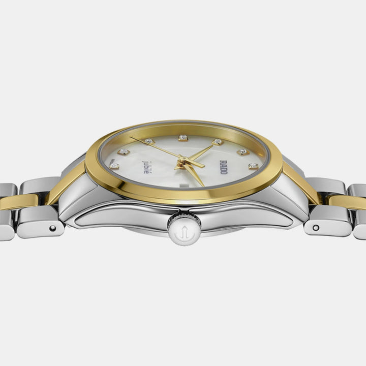 Rado HyperChrome Women 30mm White Mother of Pearl 12 Diamonds Ladies Watch R32975912